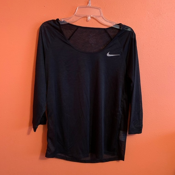 sheer nike top